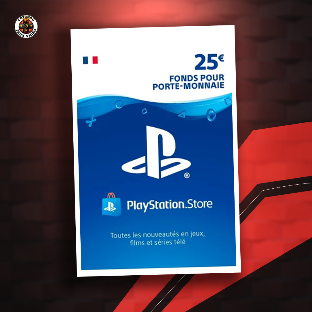 Carte PSN 25€ (PlayStation Network)