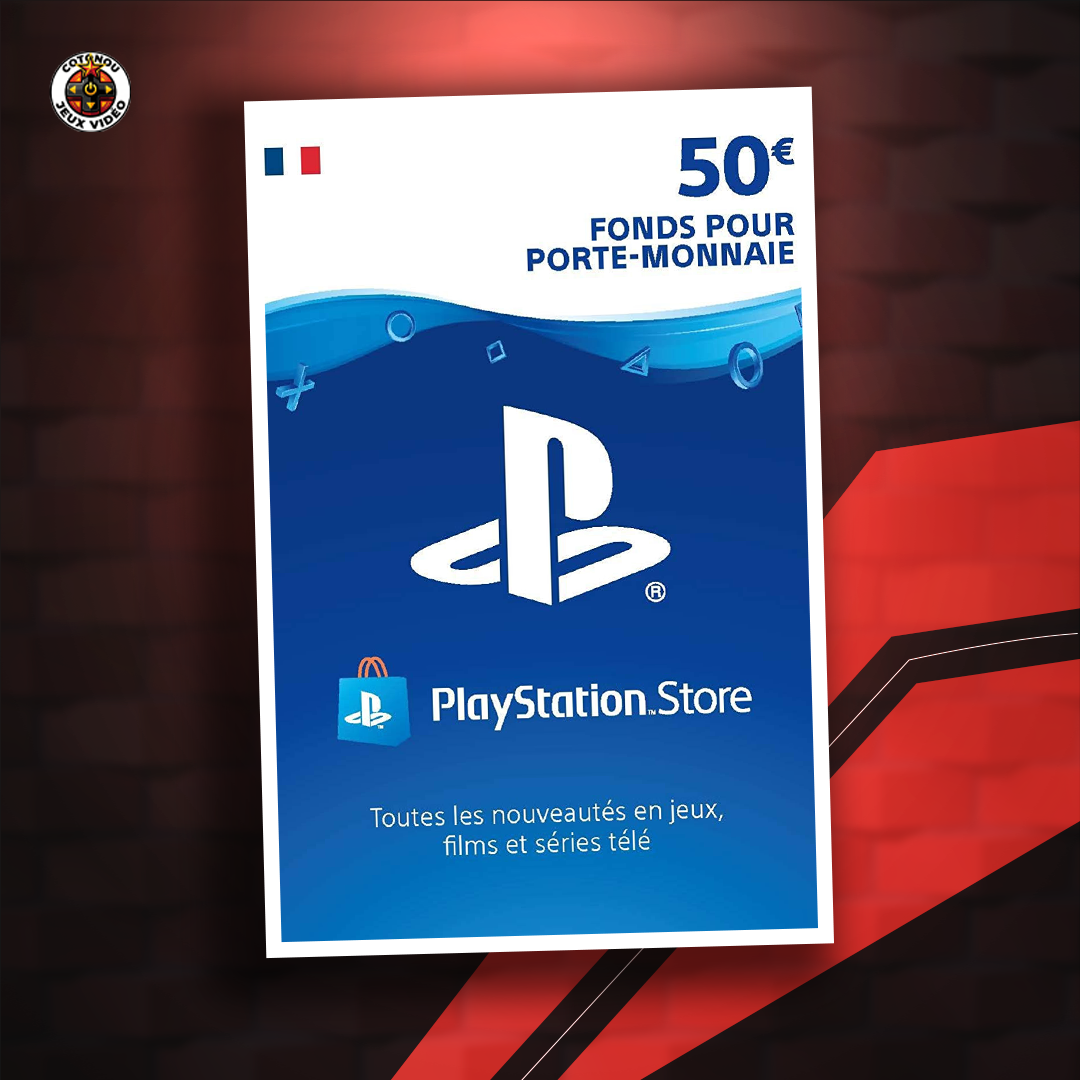Carte PSN 50€ (PlayStation Network)