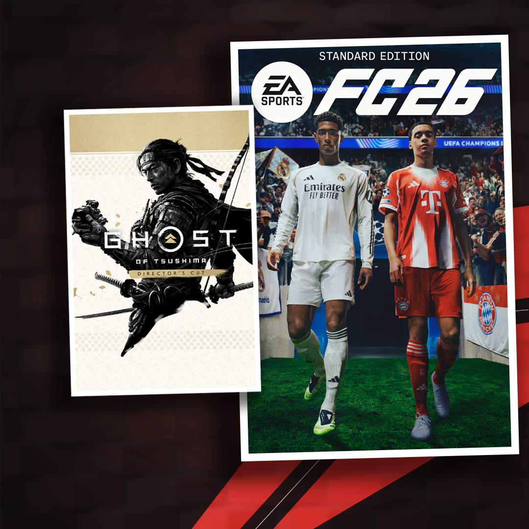 Pack PS4-PS5 : Ghost of Tsushima Director's Cut + EA SPORTS FC 26
